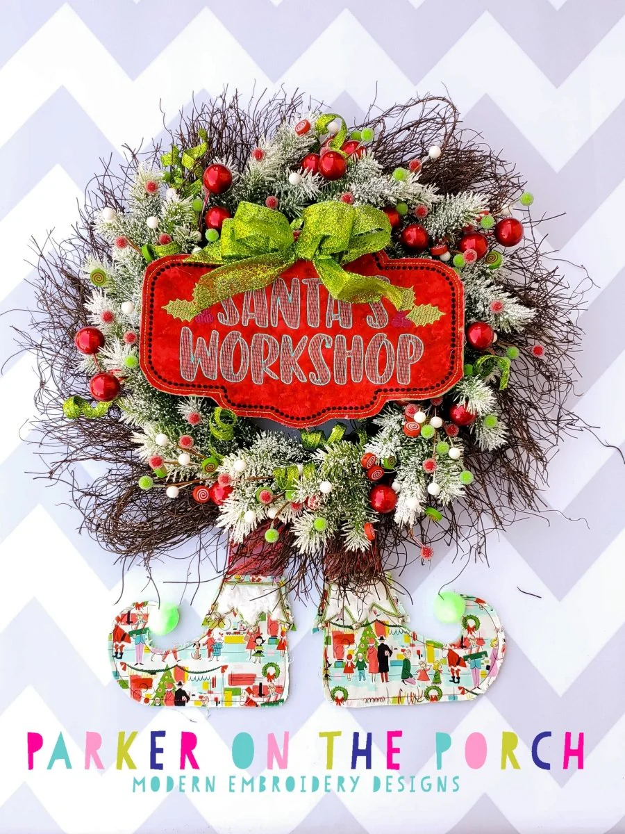 Digital Download- Santa's Workshop Banner BUNDLE