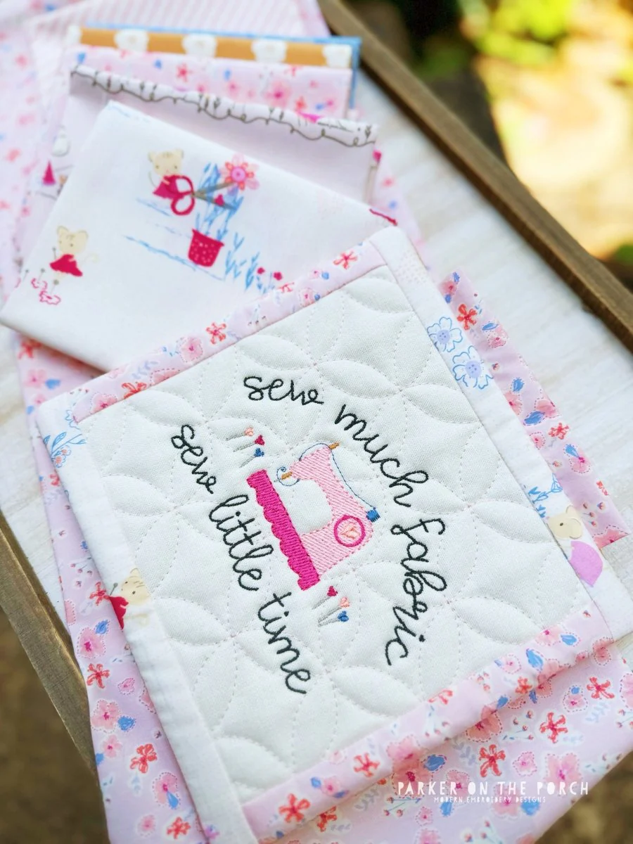 Digital Download - Sew much Fabric Mini Quilt ( SQUARE Single Stand ) - Image 2