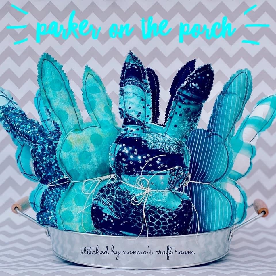 Digital Download- Shabby Bunny Stuffie - Image 2