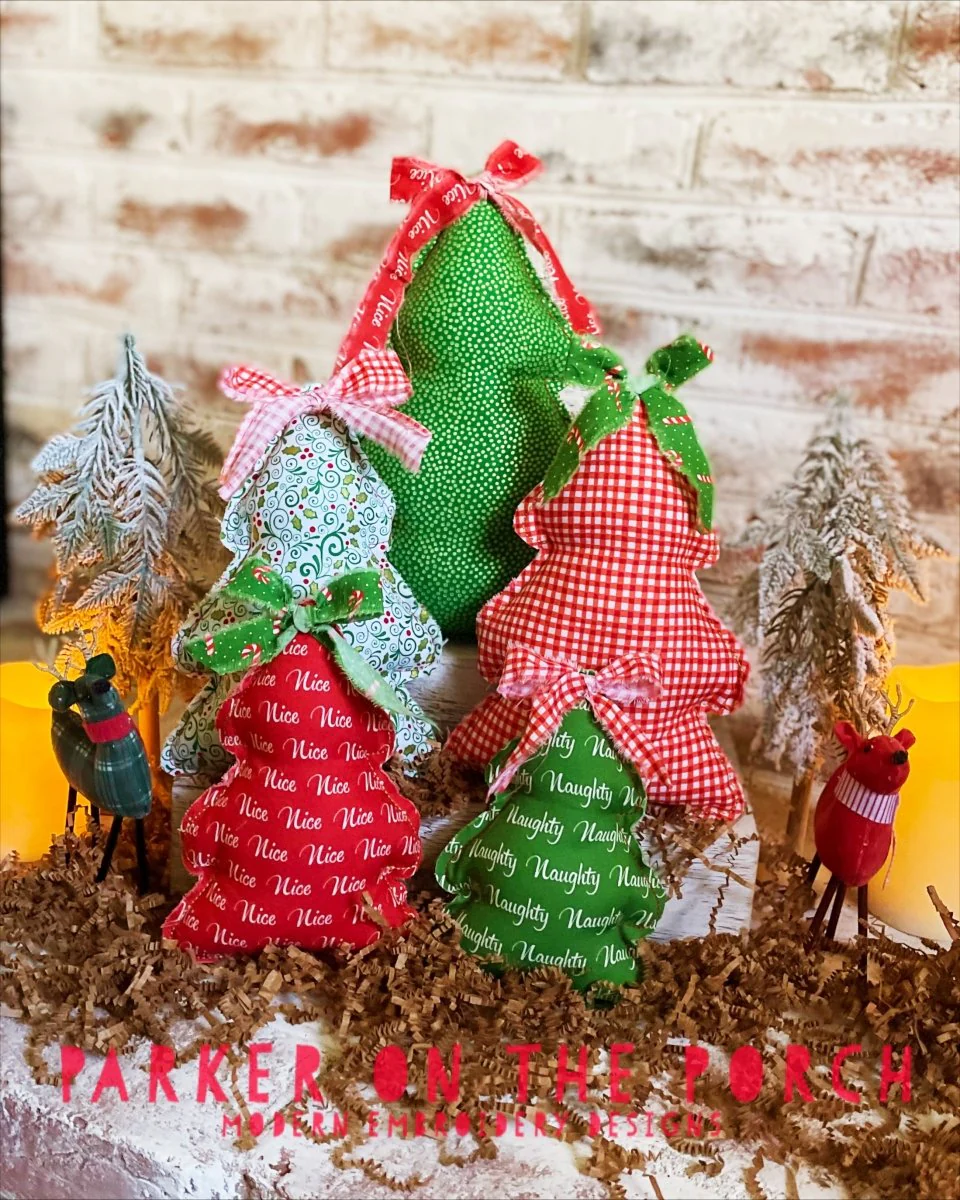 Digital Download- Shabby Christmas Tree Stuffie