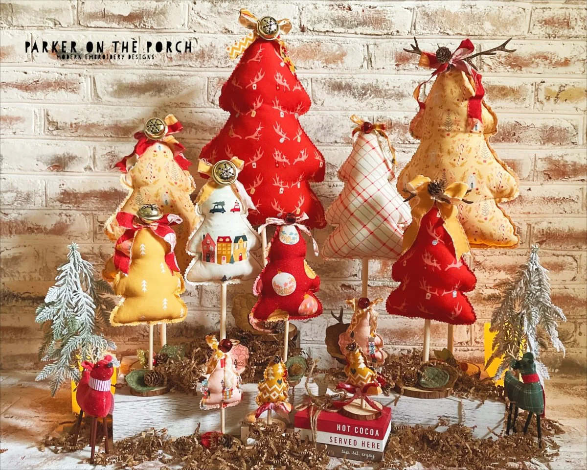 Digital Download- Shabby Christmas Tree Stuffie - Image 2