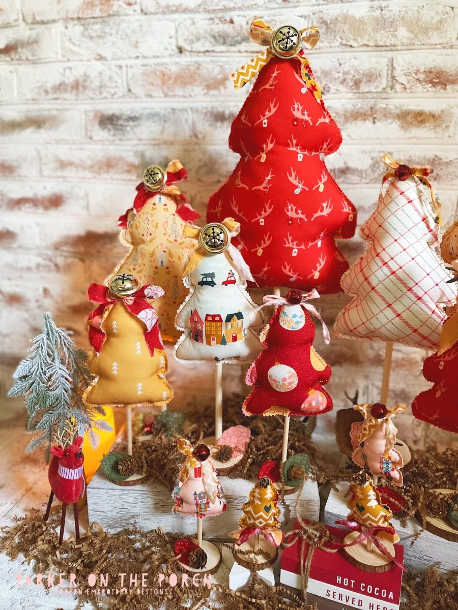Digital Download- Shabby Christmas Tree Stuffie - Image 3