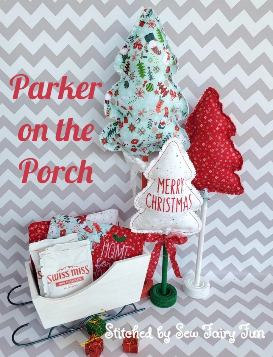 Digital Download- Shabby Christmas Tree Stuffie - Image 6
