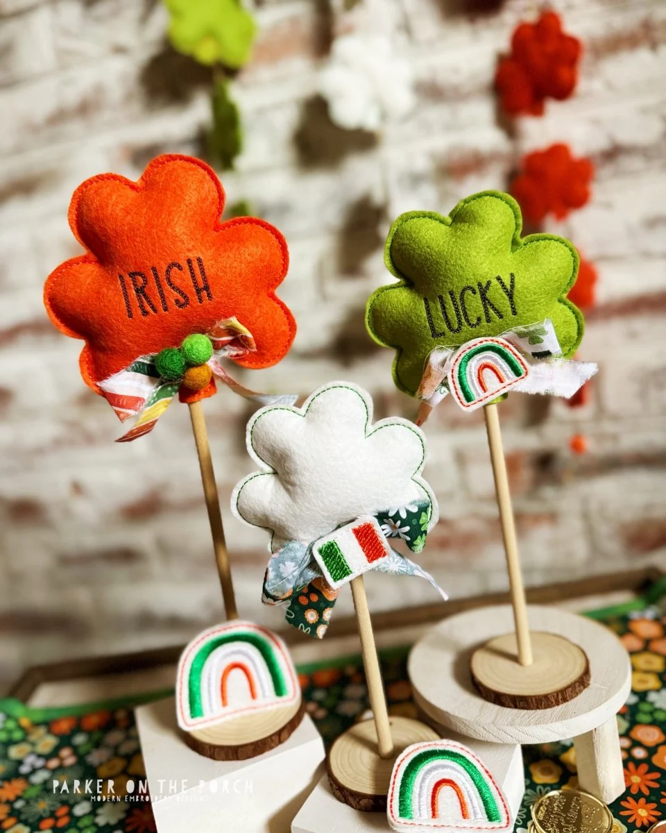 Digital Download- Shabby Shamrocks Stuffie - Image 2