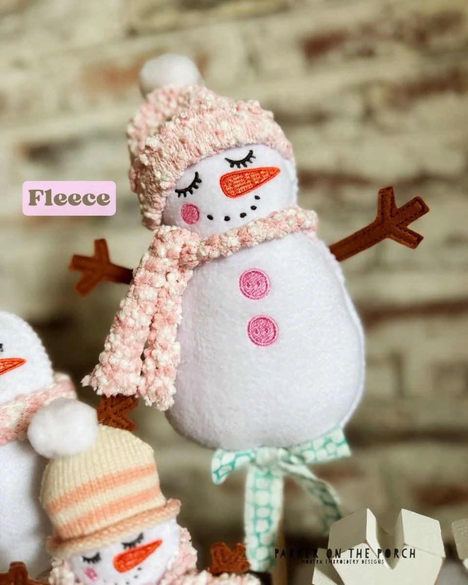 Digital Download- Shabby Snowman Stuffie - Image 3