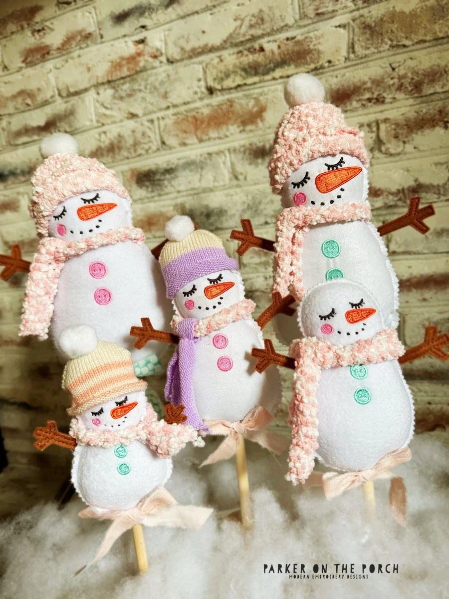 Digital Download- Shabby Snowman Stuffie - Image 4