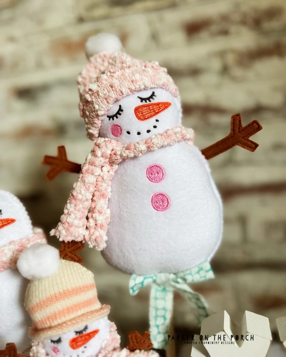 Digital Download- Shabby Snowman Stuffie - Image 5