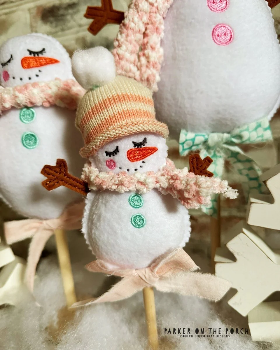 Digital Download- Shabby Snowman Stuffie - Image 6