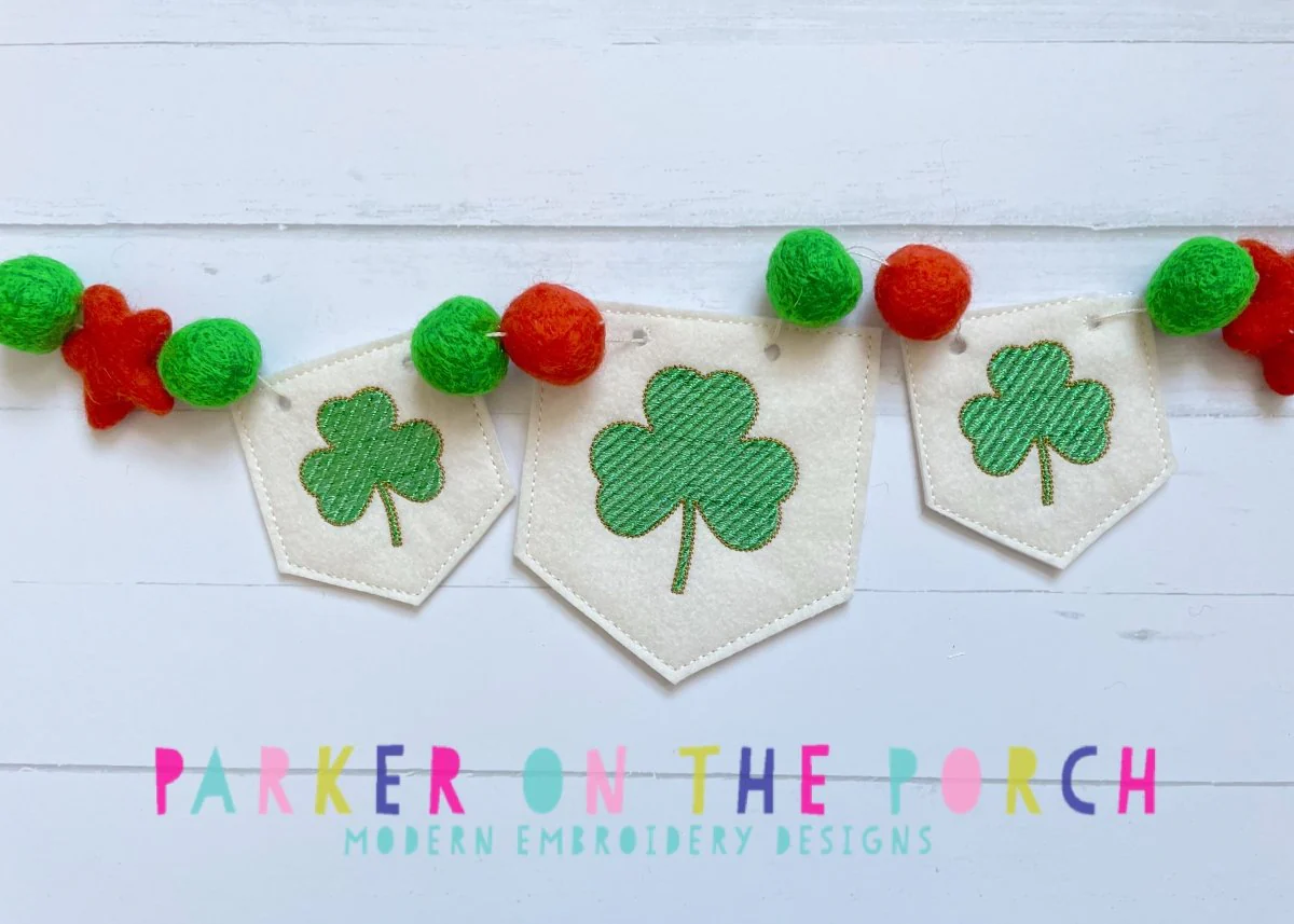 Digital Download- Shamrock Bunting Banner