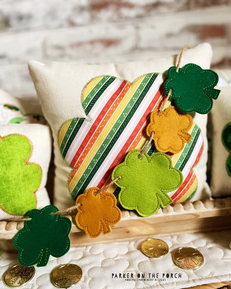 Digital Download - Shamrock Bunting & Feltie Banner Set