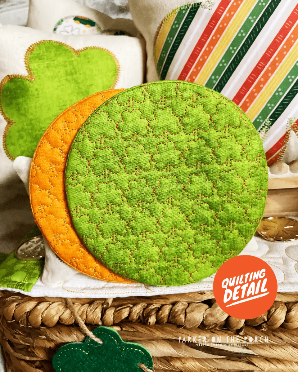 Digital Download - Shamrock Coasters - Image 2