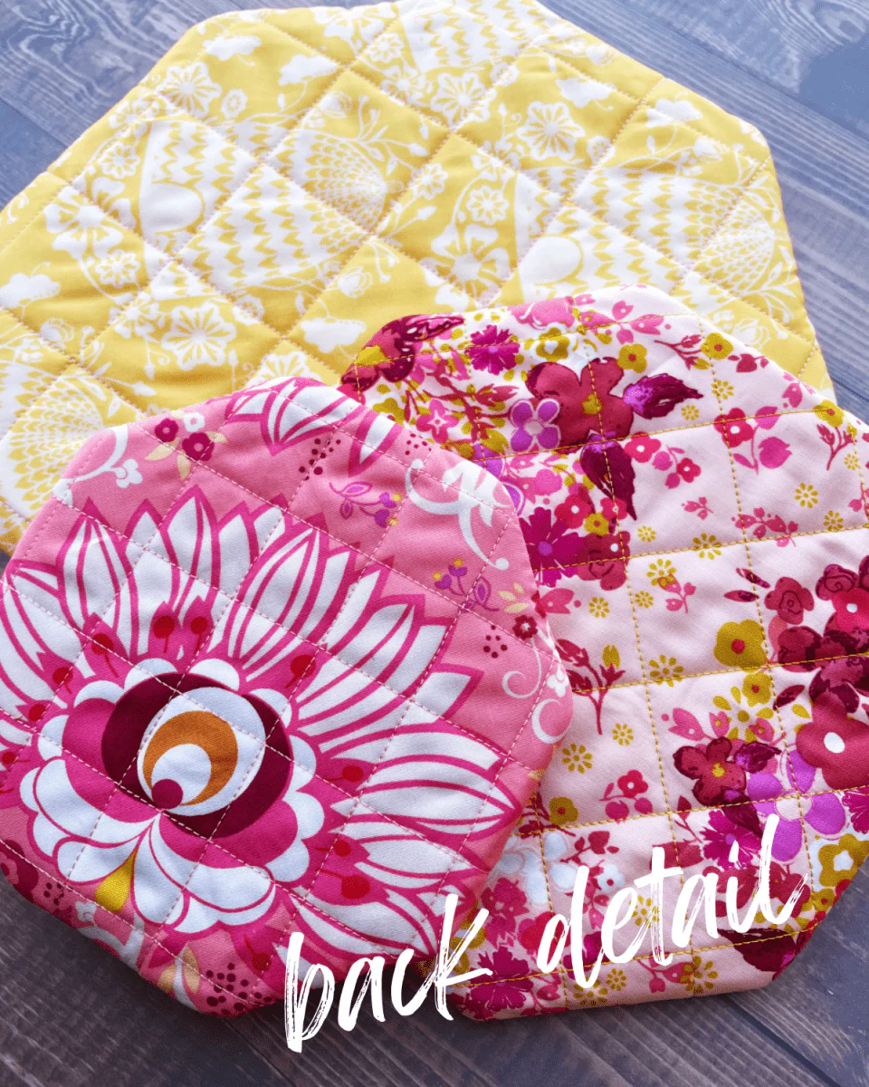 Digital Download - Size 3- Quilted Octagon Zipper Bag - Image 4