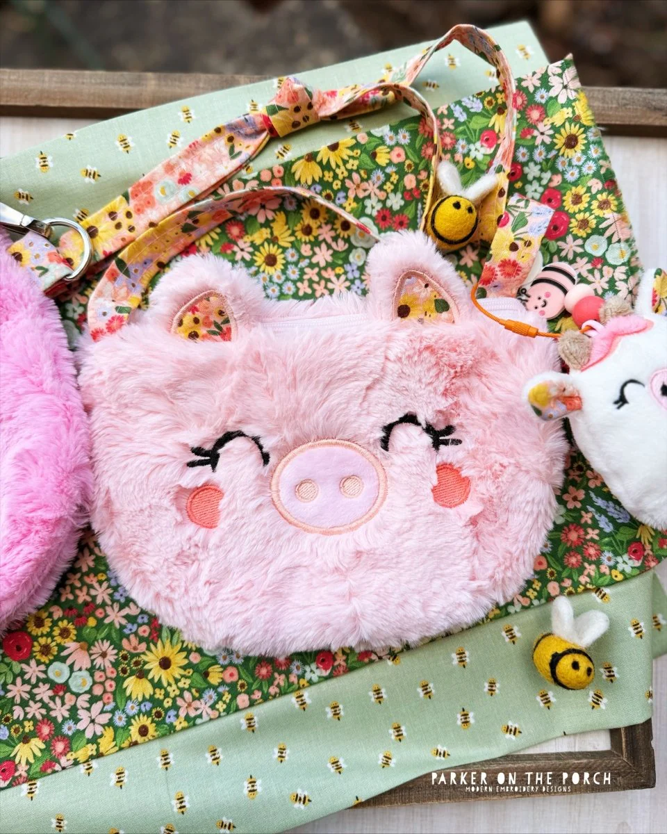 Digital Download- Size 3- Top Zip Pig Zipper Bag