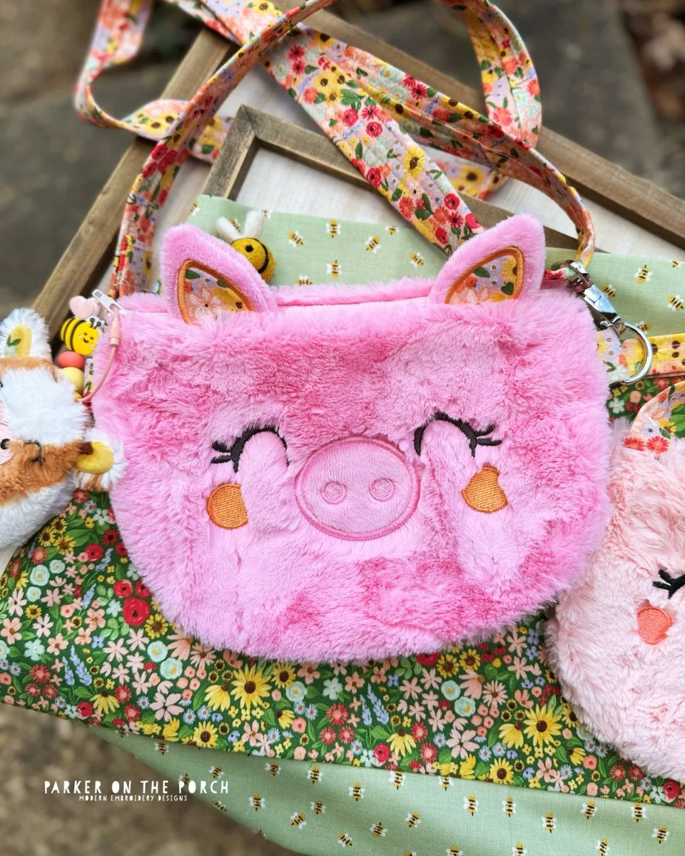 Digital Download- Size 3- Top Zip Pig Zipper Bag - Image 4