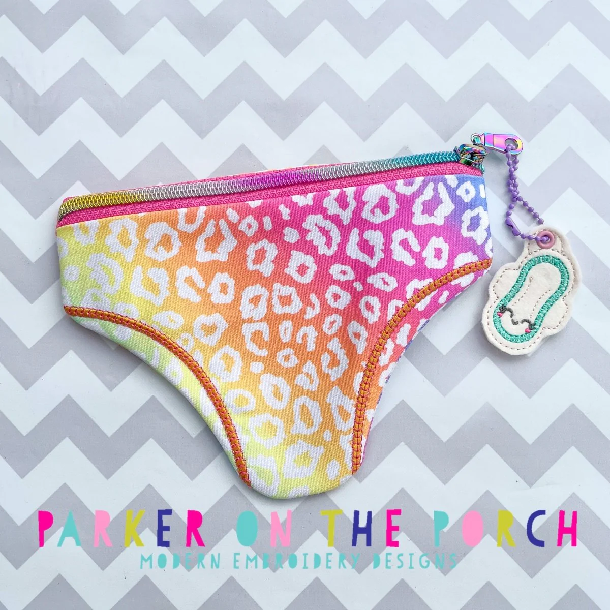 Digital Download- Size 5 - Panty Top Zip Zipper Bag
