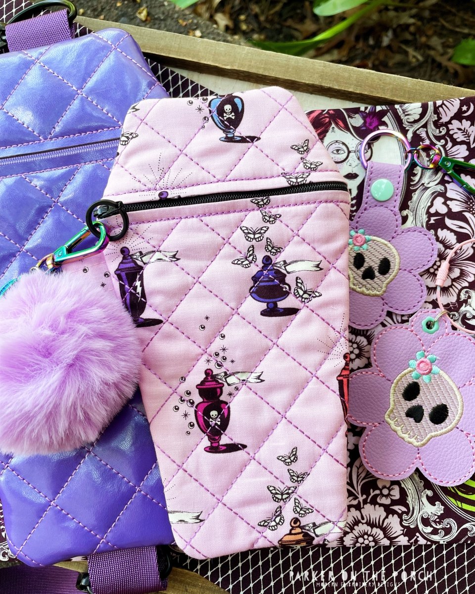 Digital Download - Size 5 - Quilted Coffin Zipper Bag - Image 4