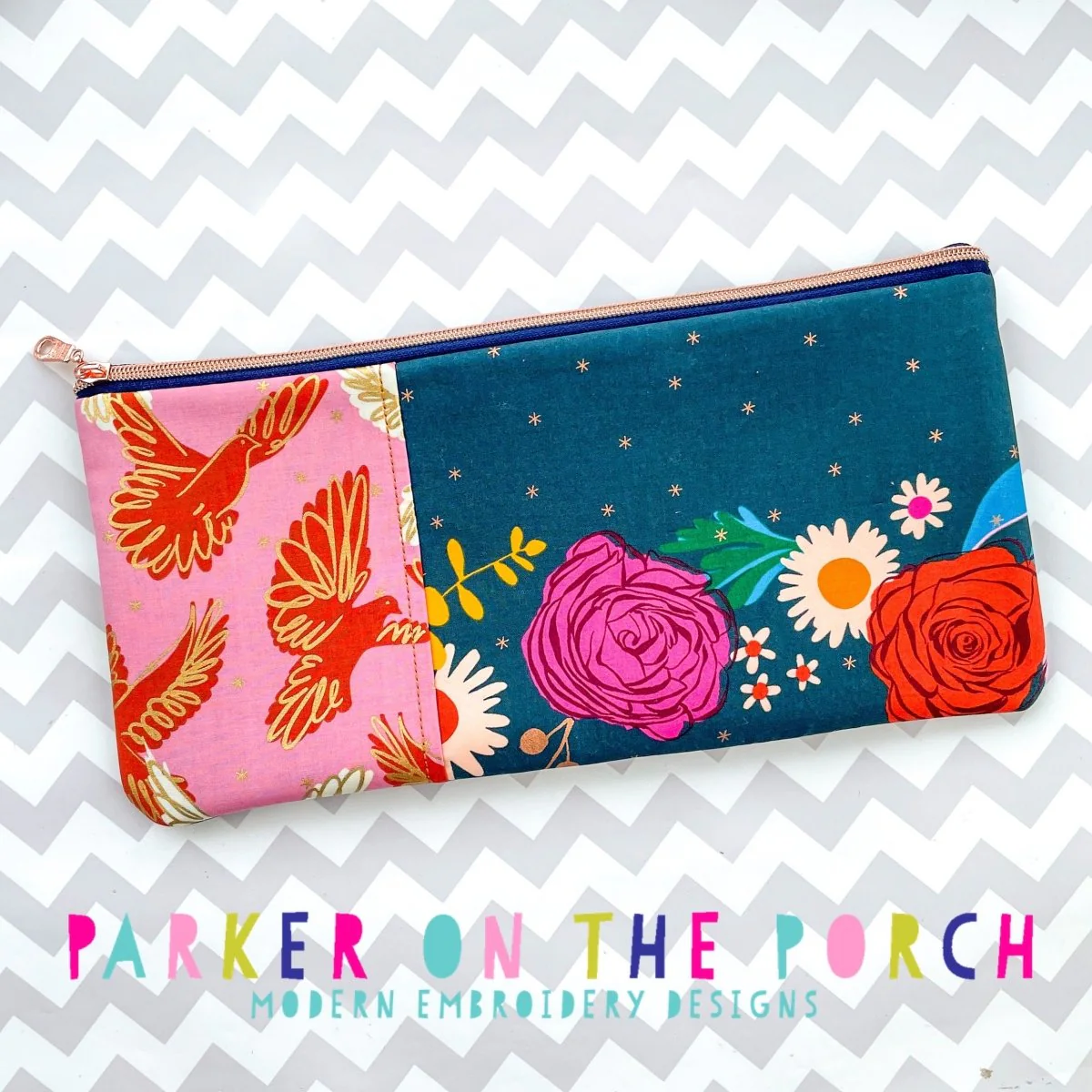 Digital Download- Size 5 - The Side Kick Top Zip Zipper Bag