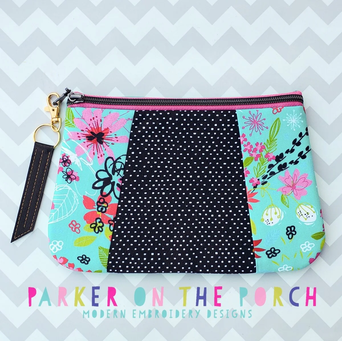 Digital Download- Size 5- Top Zip Center of Attention Zipper Bag