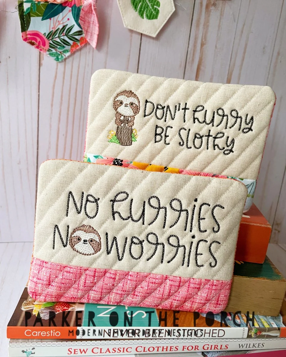 Digital Download - Sloth Mode Collection - Mug Rug BUNDLE - Image 3
