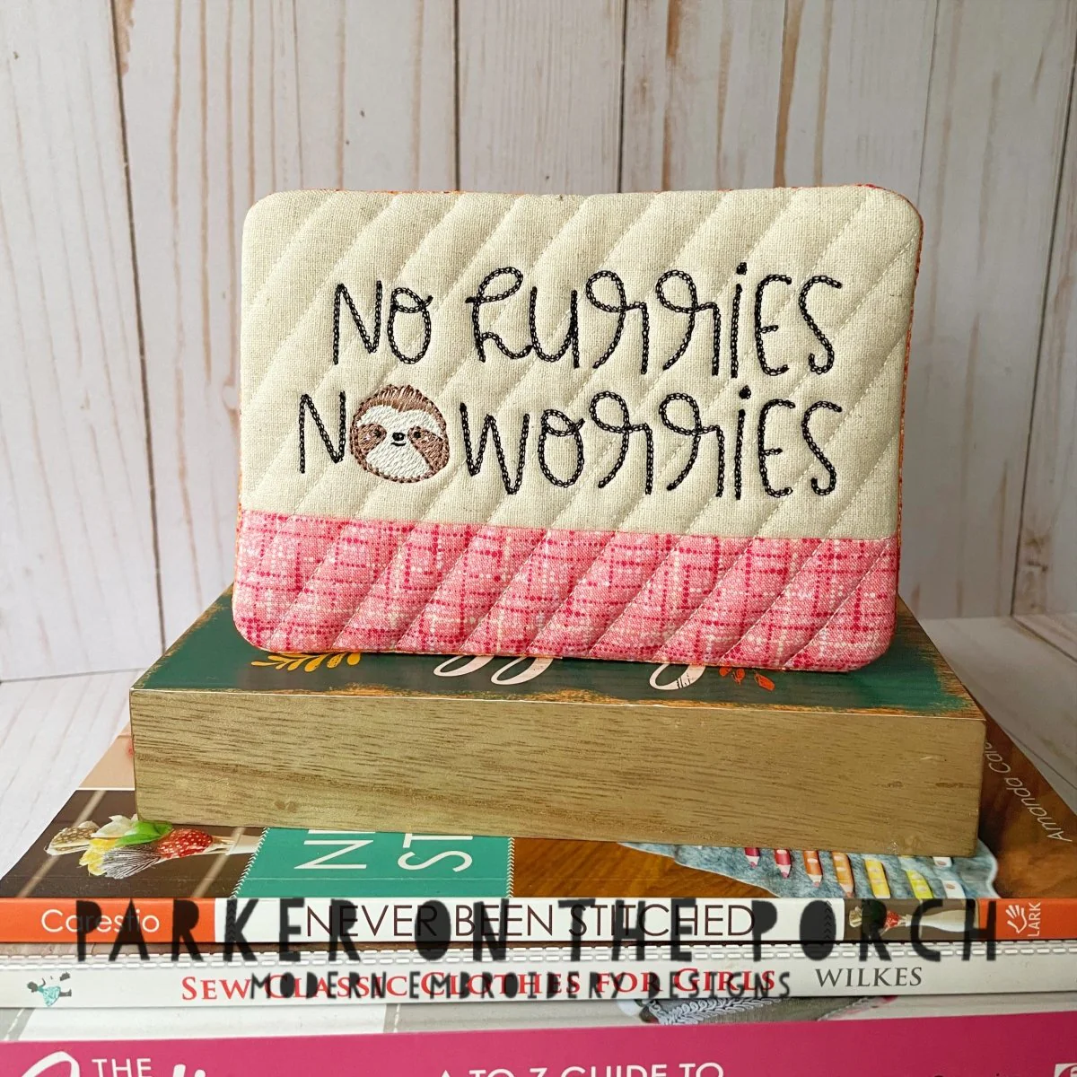 Digital Download - Sloth Mode Collection - No Hurries No Worries- Mug Rug