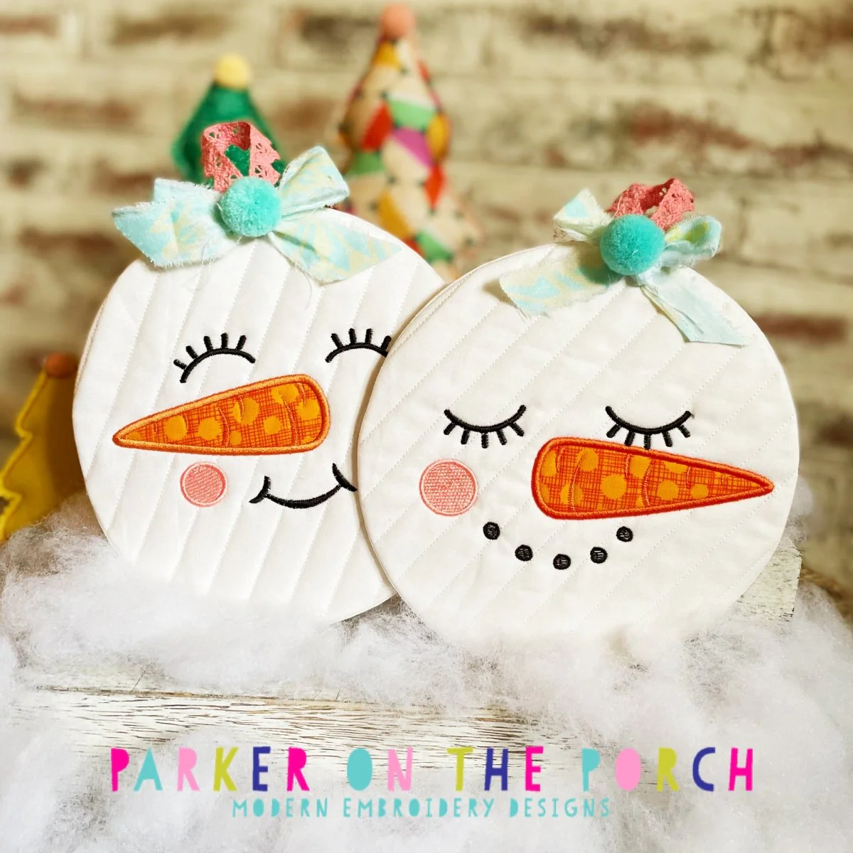 Digital Download - Snow Cute Collection- Snowman Hot Pads
