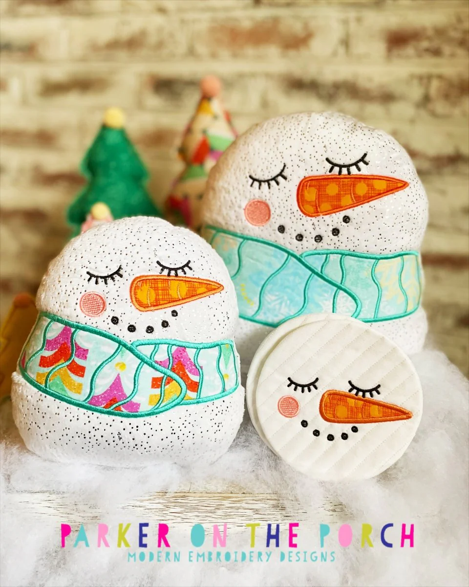 Digital Download - Snow Cute Collection- Squishy Snowman Stuffie - Image 2