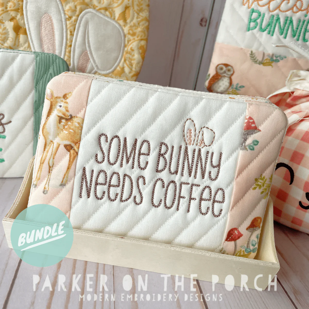 Digital Download - Some Bunny Collection - Mug Rug BUNDLE