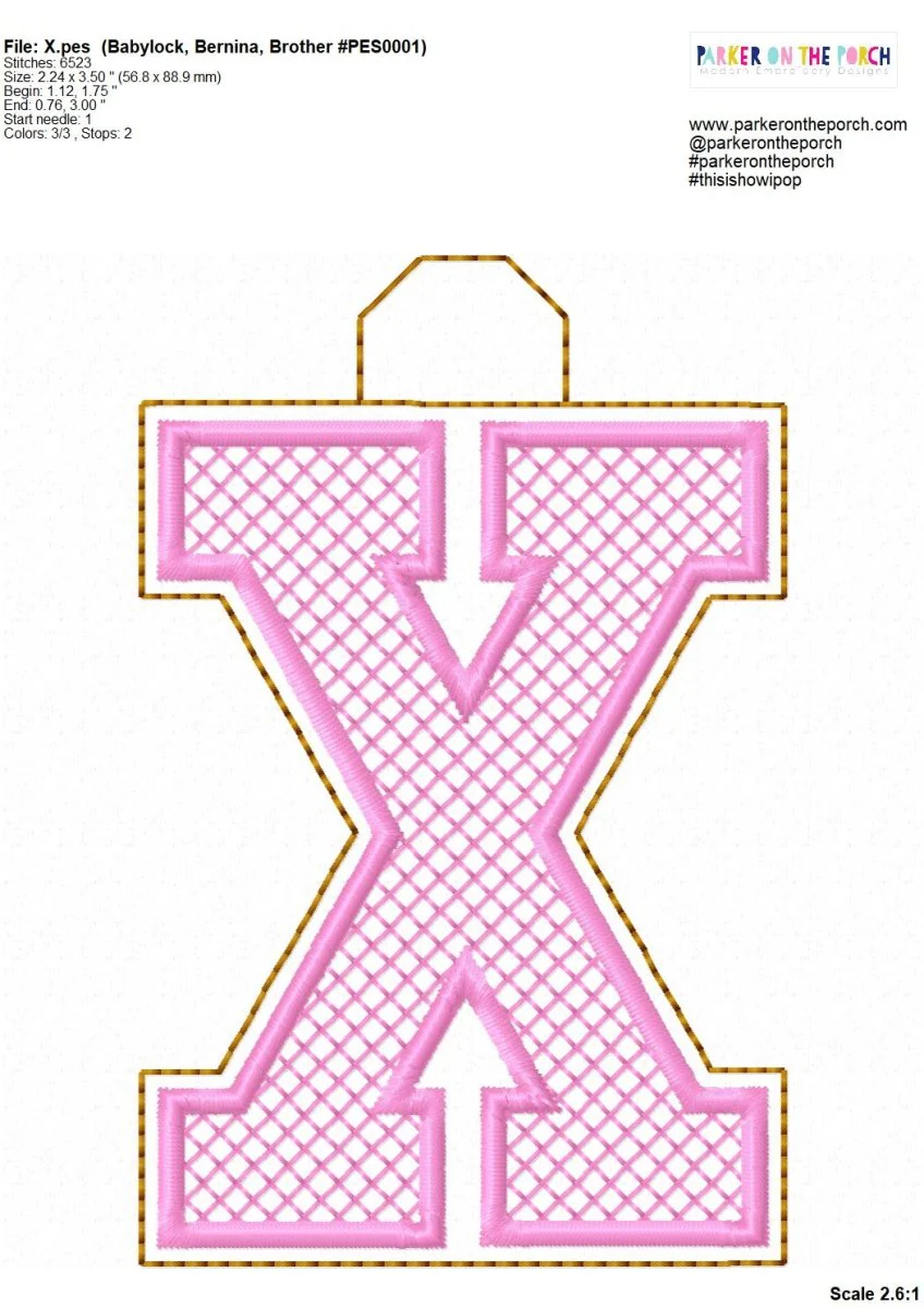 Bag Tag - Bundle - Squad Alpha Monogram XL - Digital Download - Image 26
