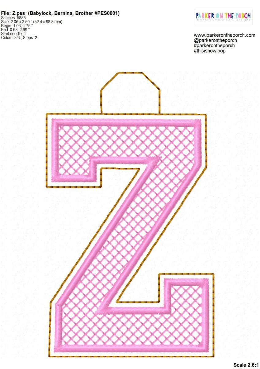Bag Tag - Bundle - Squad Alpha Monogram XL - Digital Download - Image 28