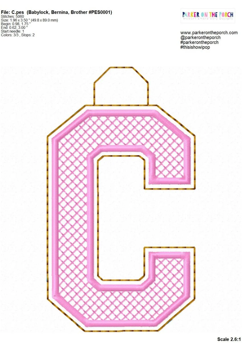 Bag Tag - Bundle - Squad Alpha Monogram XL - Digital Download - Image 5