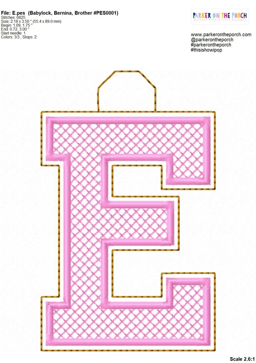 Bag Tag - Bundle - Squad Alpha Monogram XL - Digital Download - Image 7