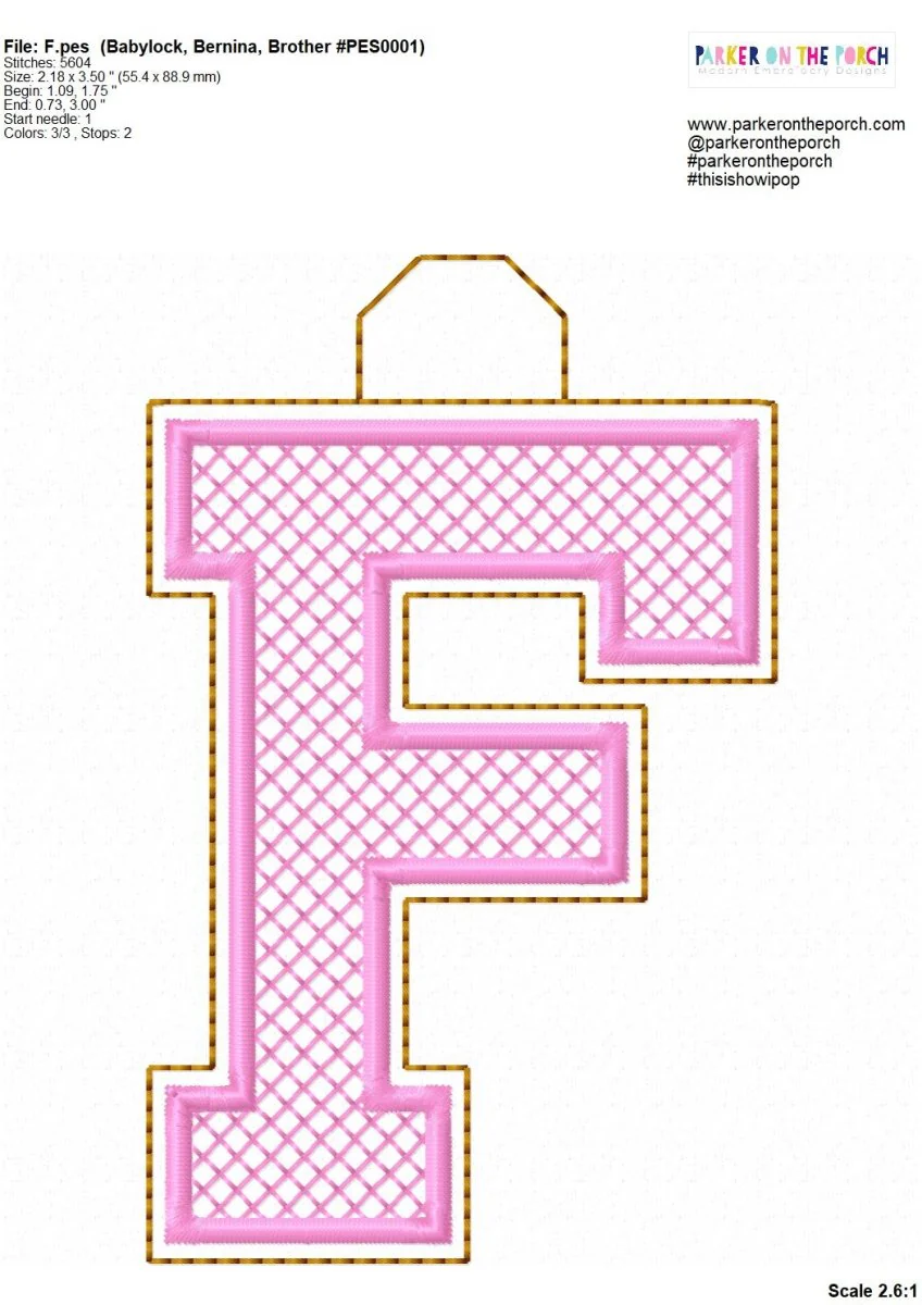 Bag Tag - Bundle - Squad Alpha Monogram XL - Digital Download - Image 8
