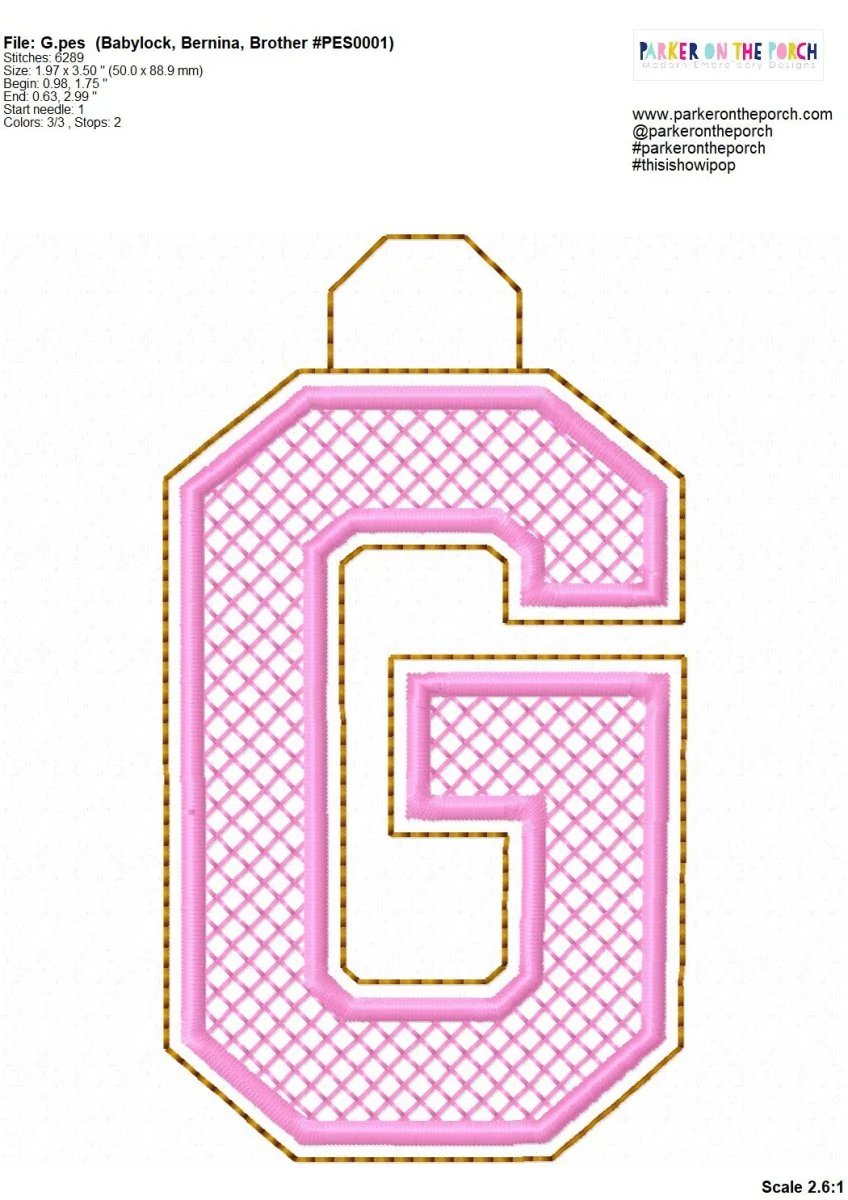 Bag Tag - Bundle - Squad Alpha Monogram XL - Digital Download - Image 9