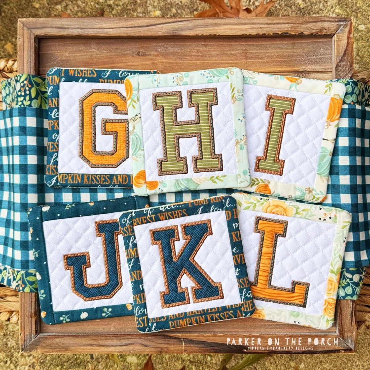 Digital Download - Squad Monogram Coaster - 26 Alphabet Bundle - Image 2