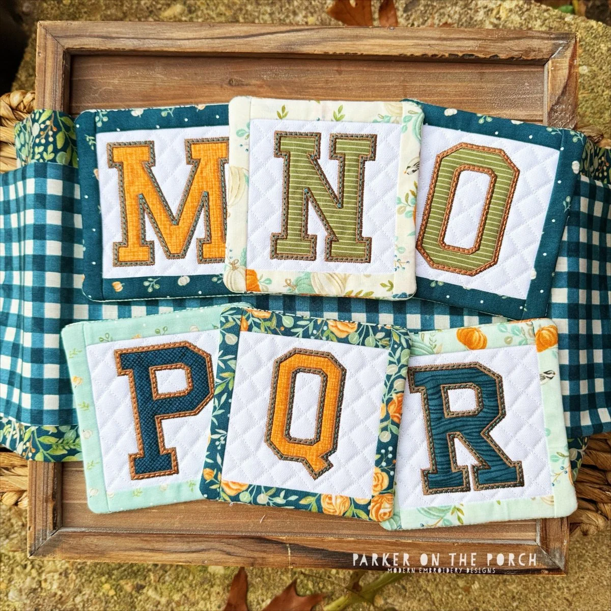 Digital Download - Squad Monogram Coaster - 26 Alphabet Bundle - Image 3