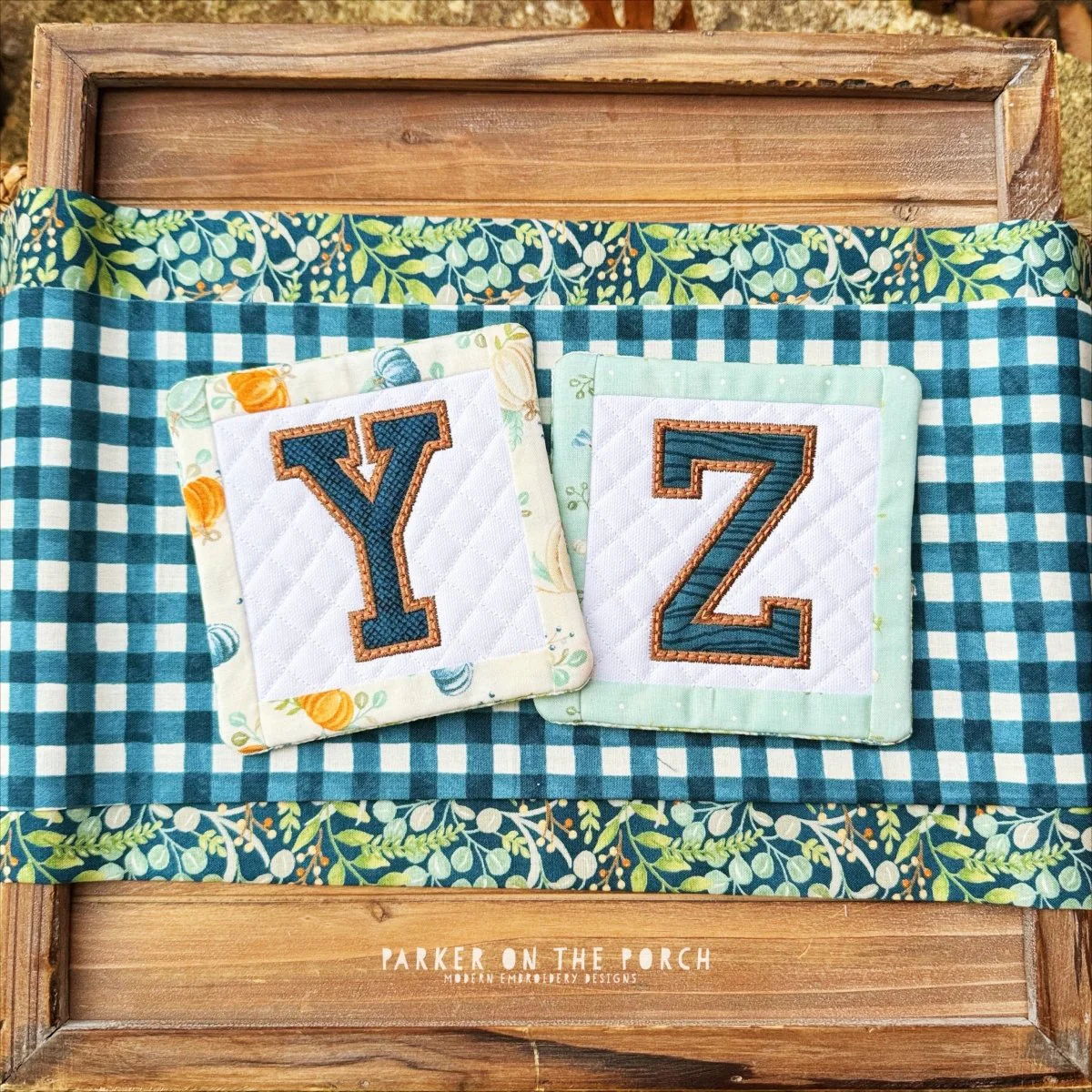 Digital Download - Squad Monogram Coaster - 26 Alphabet Bundle - Image 5