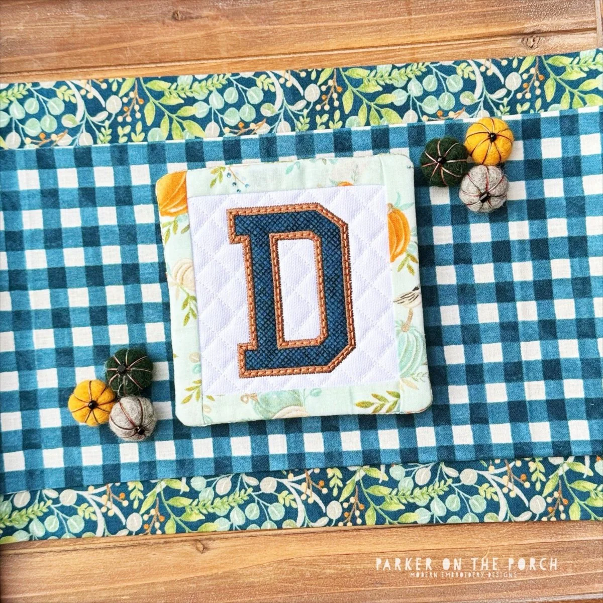Digital Download - Squad Monogram Coaster - Letter D