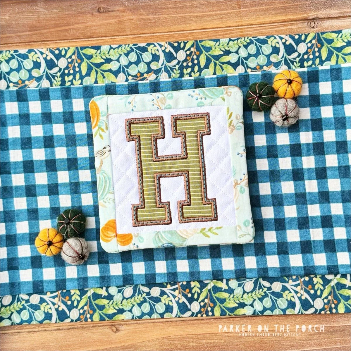 Digital Download - Squad Monogram Coaster - Letter H