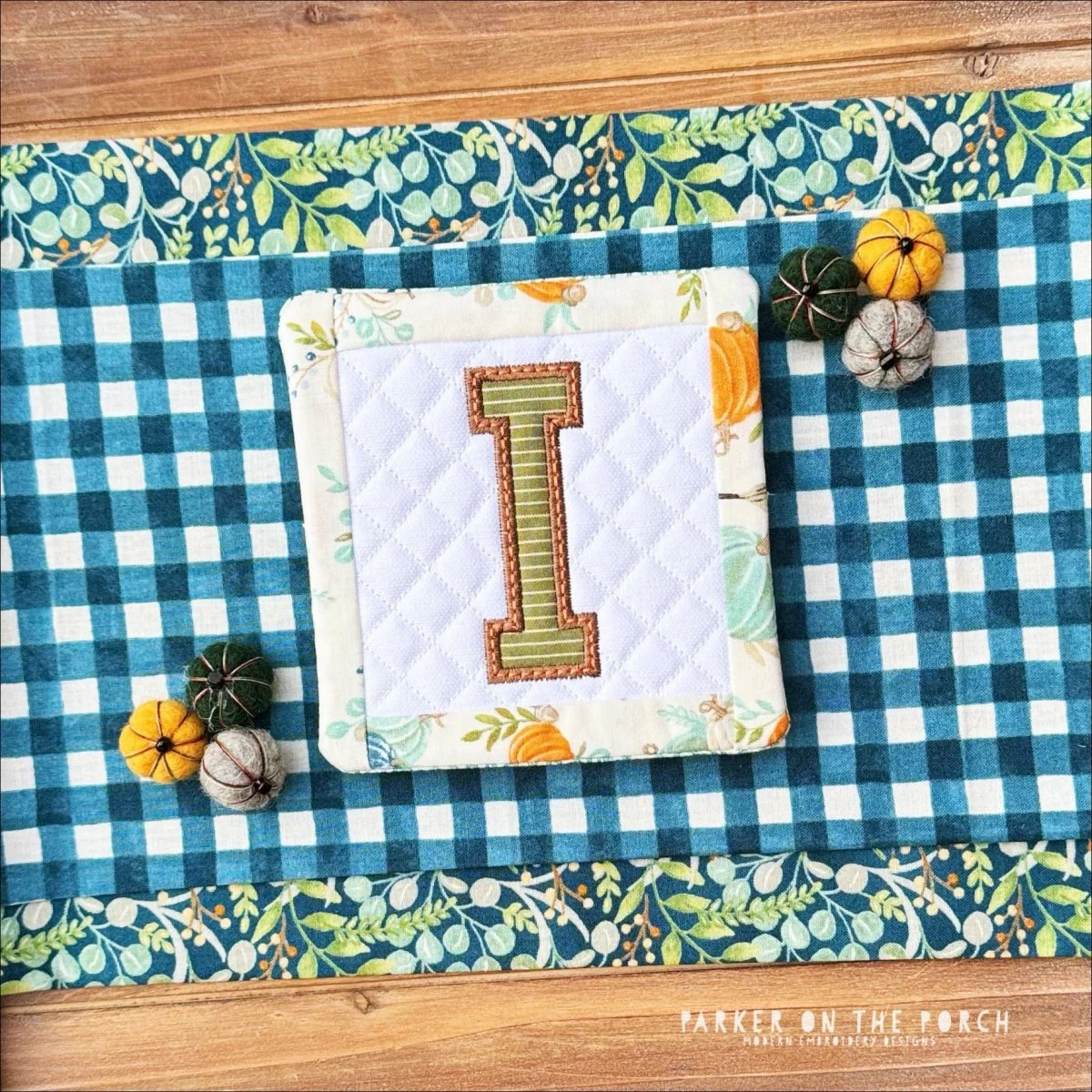 Digital Download - Squad Monogram Coaster - Letter I