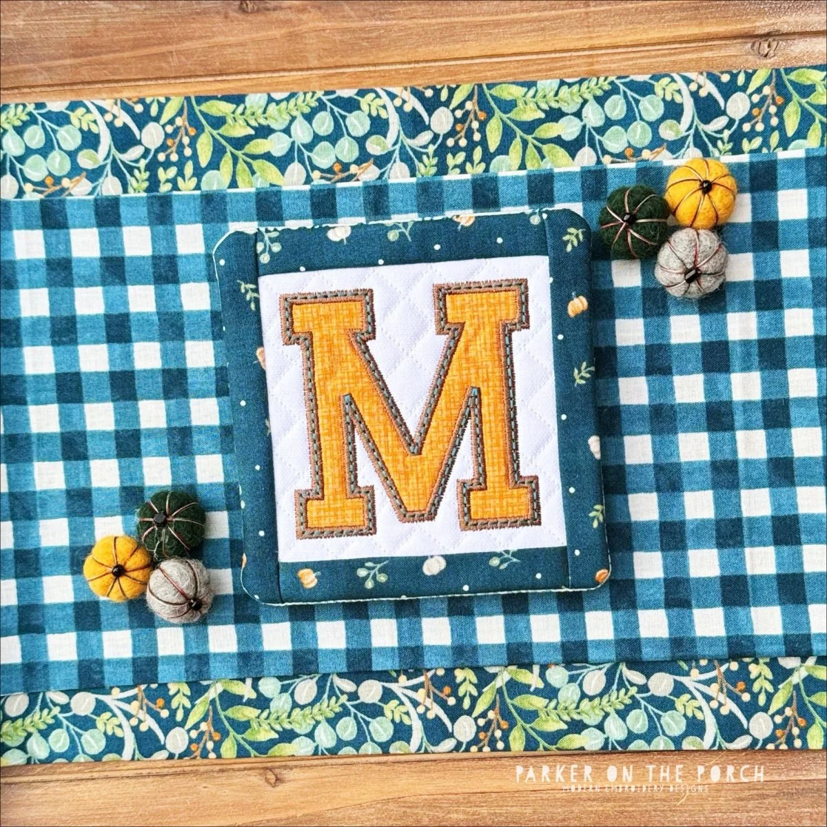Digital Download - Squad Monogram Coaster - Letter M