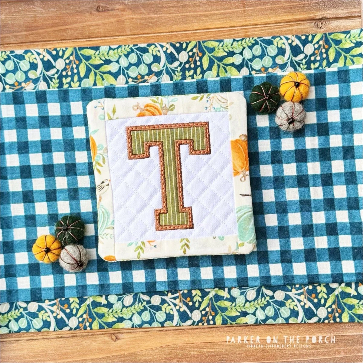 Digital Download - Squad Monogram Coaster - Letter T
