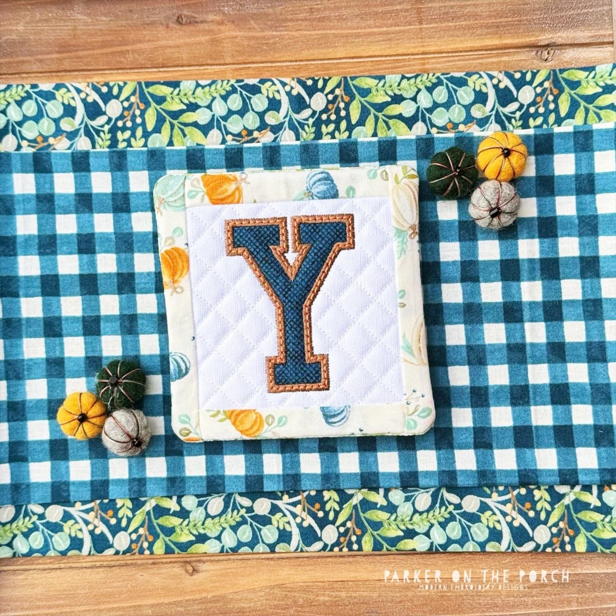 Digital Download - Squad Monogram Coaster - Letter Y