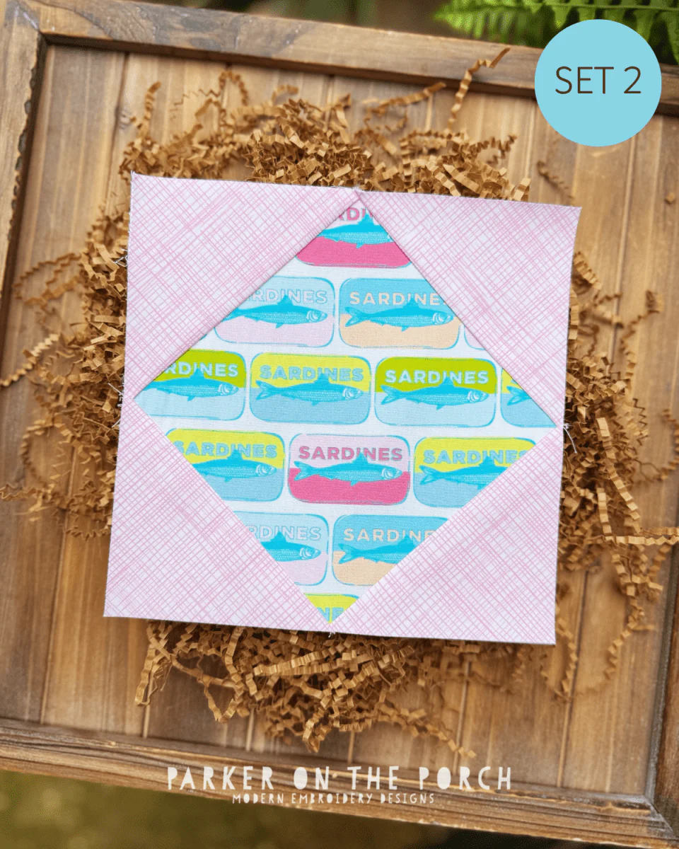 Digital Download - Square in a Square Quilt Block - Set 2