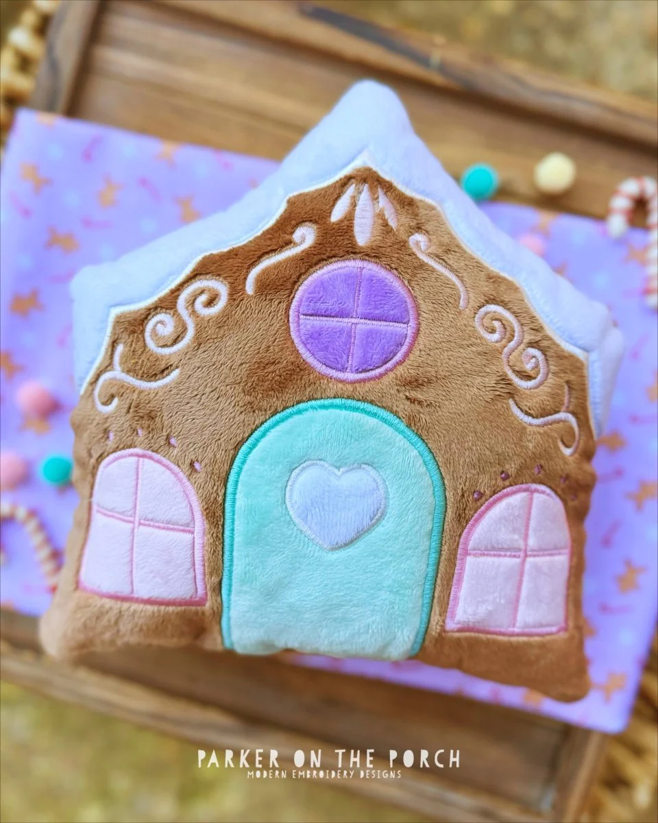 Digital Download - Squishy Gingerbread House Pillow (Stuffie) - Image 2