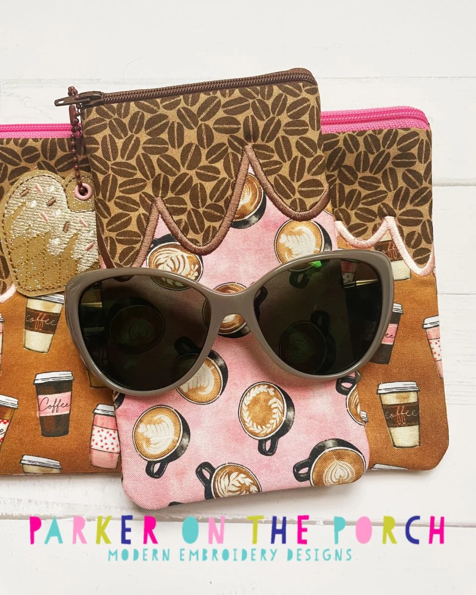 Digital Download- The Drip Sunglass Zipper Bag - Size 3 and 5 Bundle