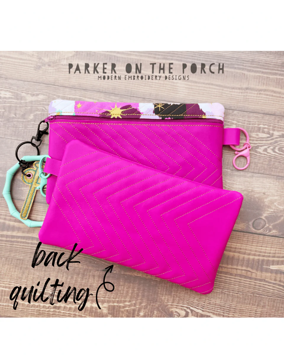 Digital Download - The On Point Quilted Front Zip Zipper Bag - Image 4