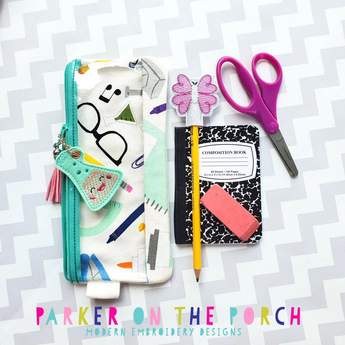 Digital Download - Top Zip Pencil Zipper Case - Image 4