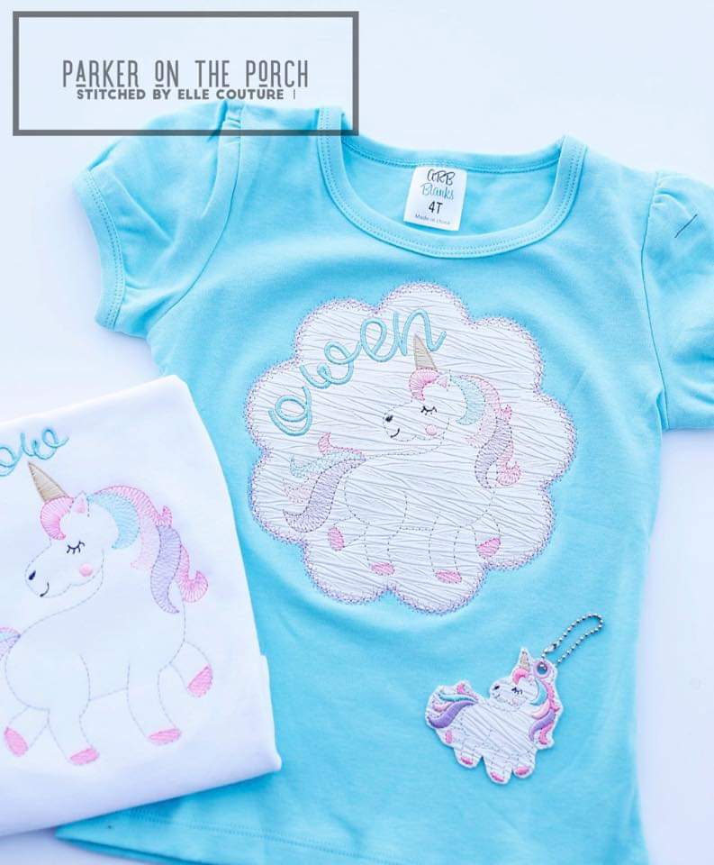Digital Download- Unicorn 2.0 - Embroidery Fill - Image 2