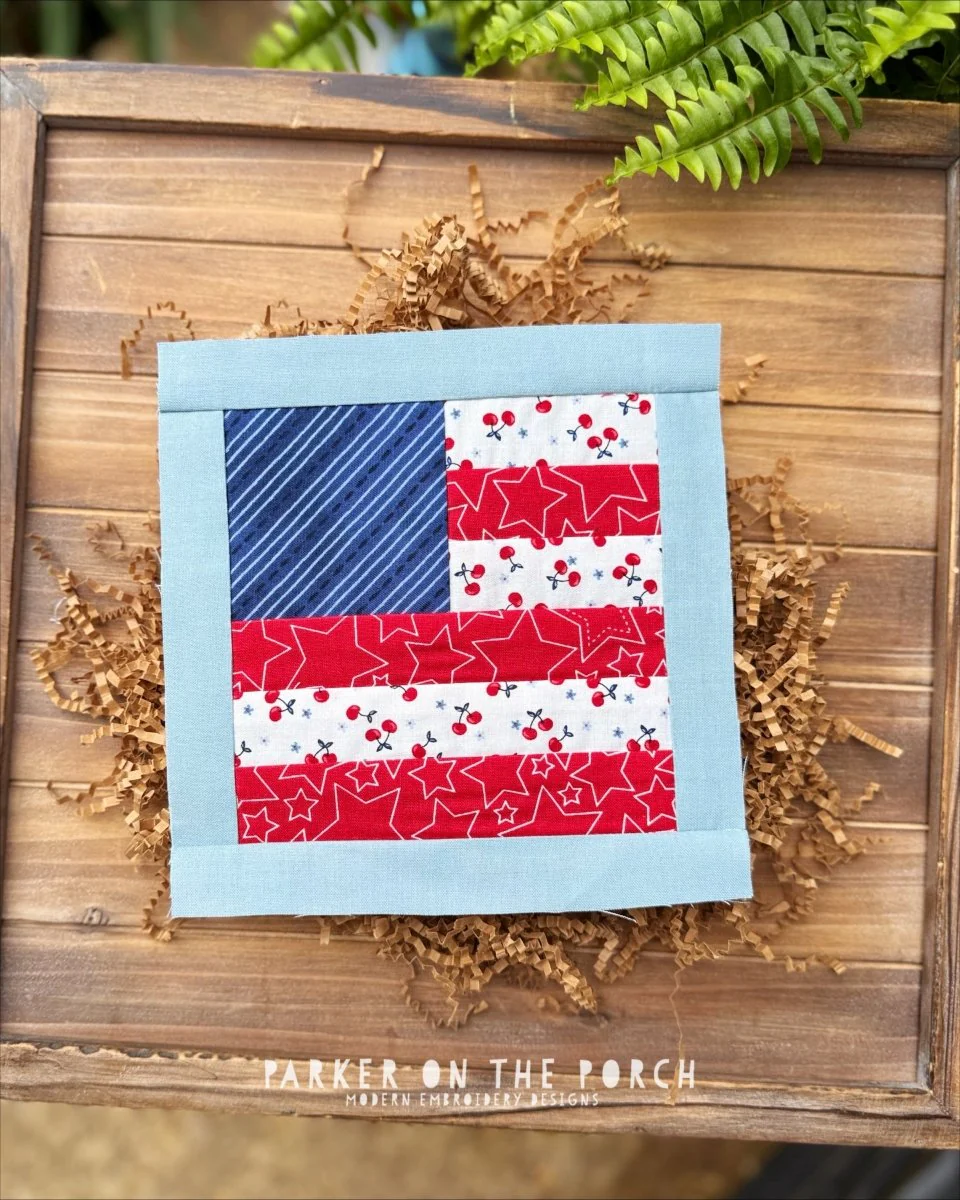 Digital Download - USA Flag Quilt Block
