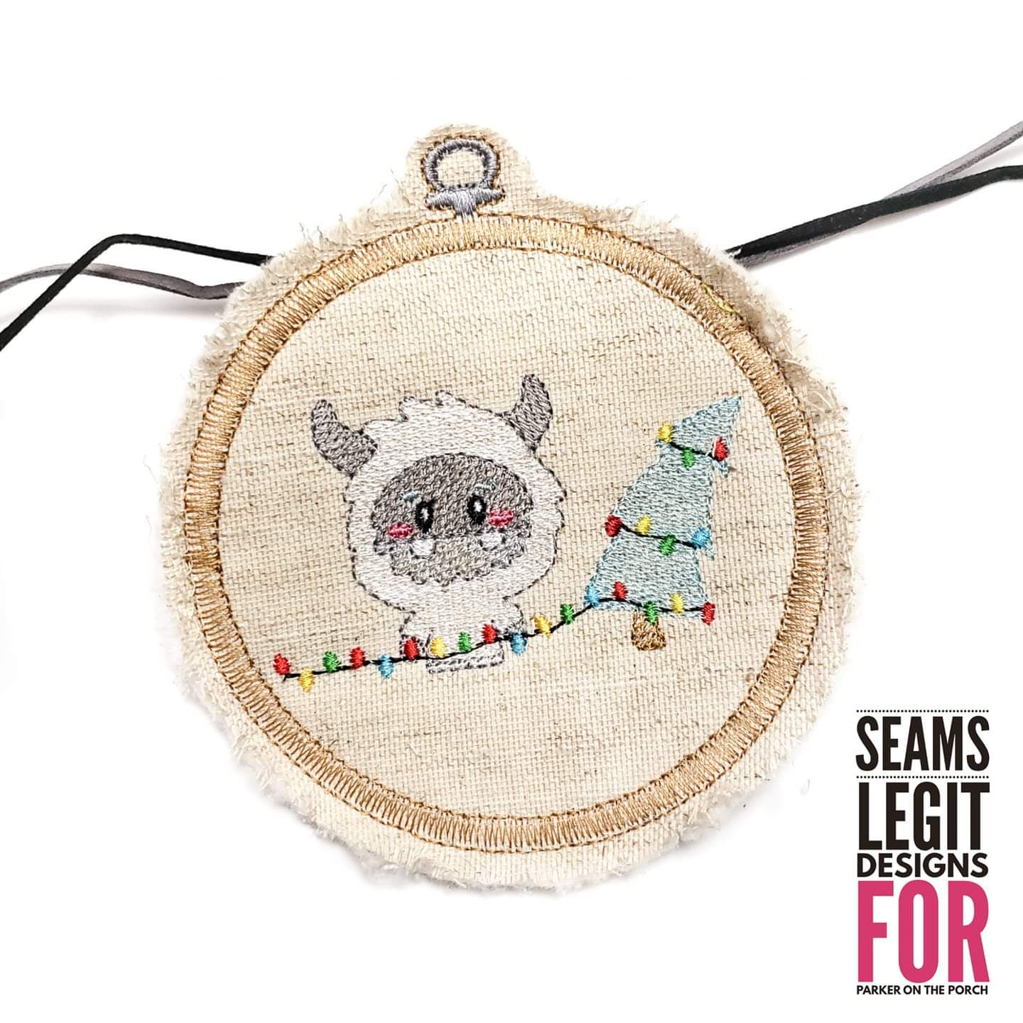 Digital Download- Winter Yeti Embroidery Fill - Image 3
